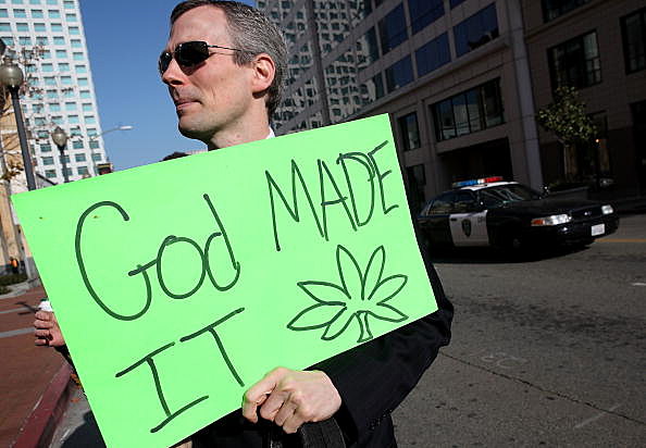 Medical Marijuana Supporters Hold Rally And Press Conference In Oakland