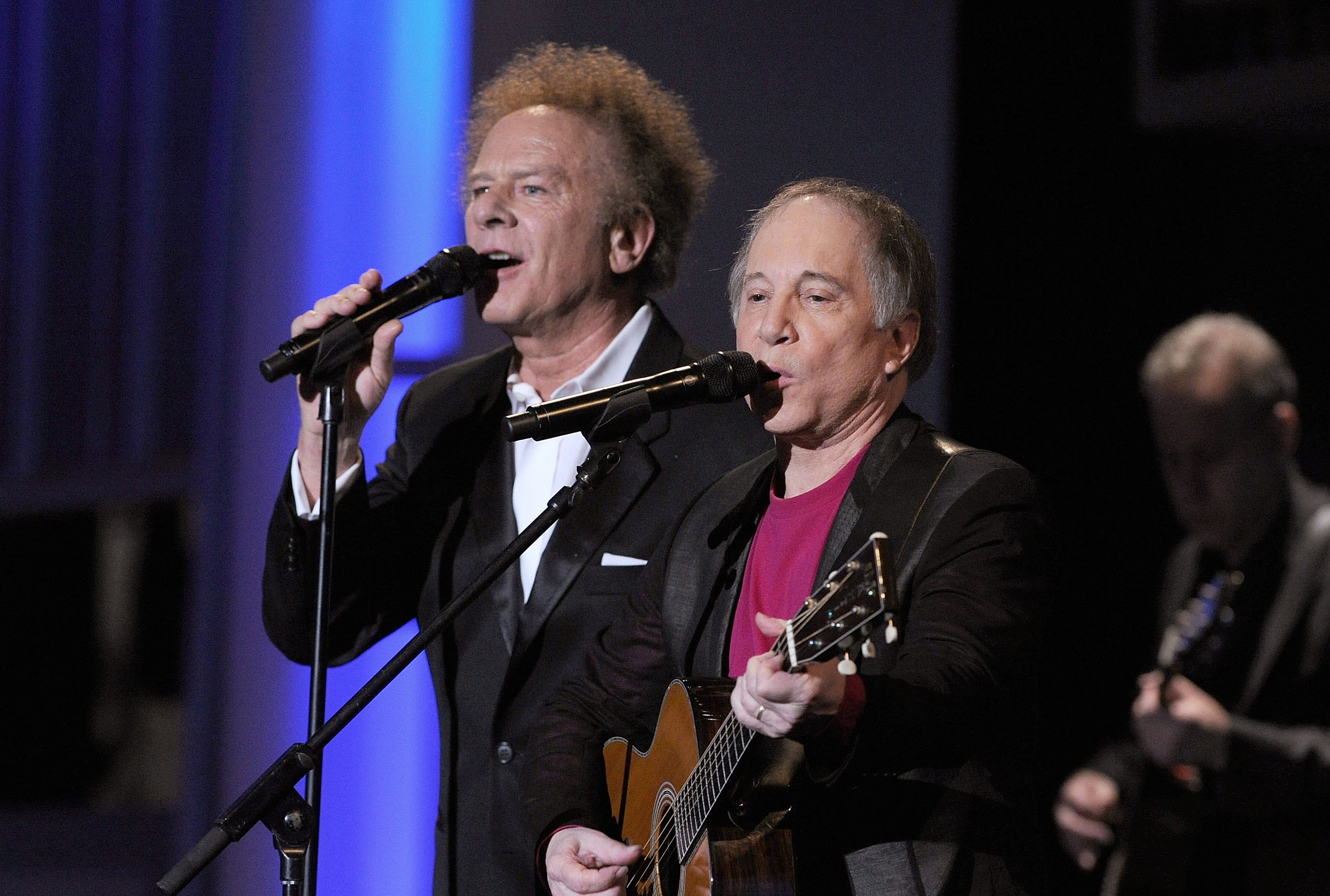 Simon and Garfunkel in happier times. 2010 photo by Frazer Harrison/Getty Images for AFI